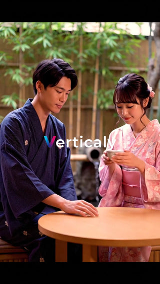 浴衣姿の二人、くつろぎ時間