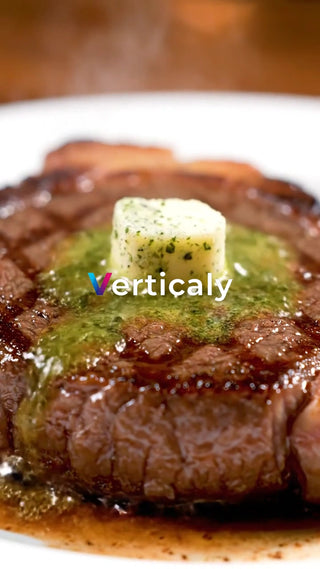 焼き立てステーキ、食欲そそる