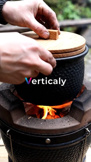 煮込み料理、炎と熱気