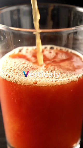 グラスに注がれる赤い液体