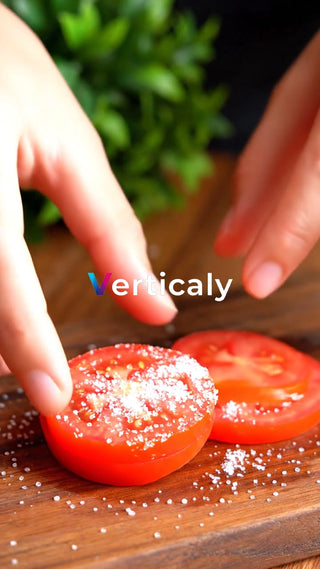 トマトに塩、夏の食卓