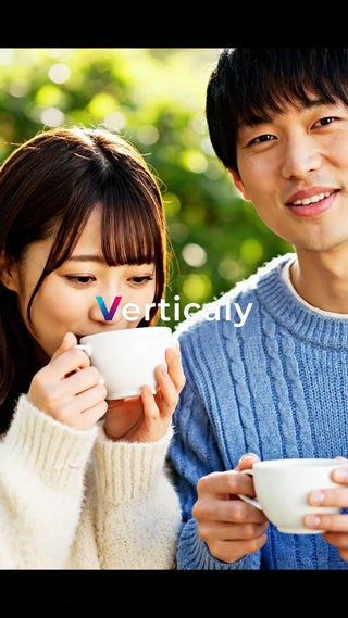 カフェで語らう二人