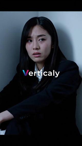 困惑した女性、壁際に座る