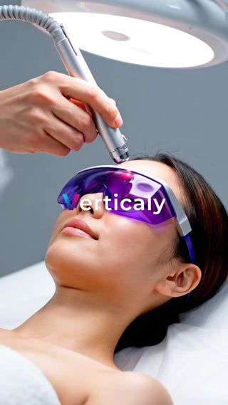 美容施術、リラックスした表情