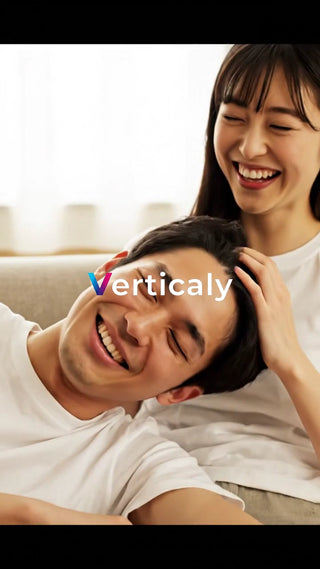 仲睦まじいカップル、笑顔の時間