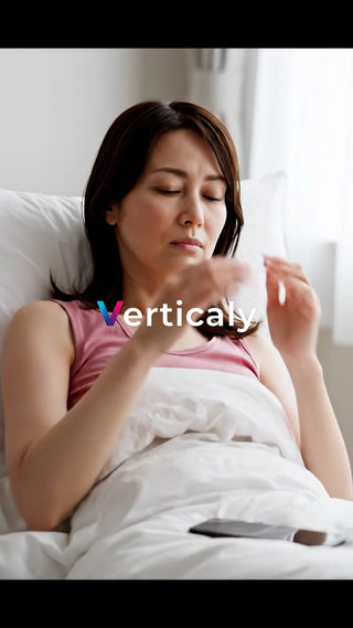 ベッドでスマホ、気だるい朝