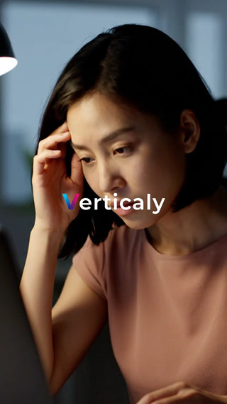 集中する女性、悩みと葛藤