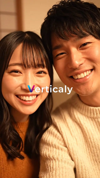 笑顔が眩しいカップル