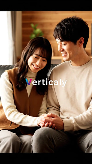 寄り添う二人の笑顔、穏やかな時間