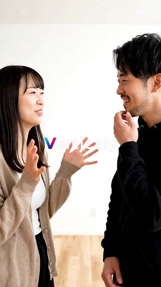 会話を楽しむ男女