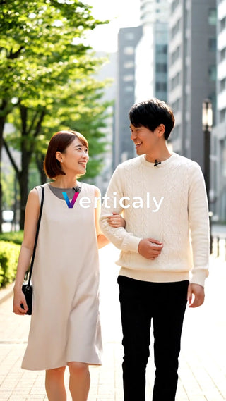 寄り添う二人、笑顔が眩しい