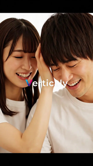 笑顔が眩しい二人、寄り添う姿