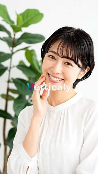 微笑む女性、輝く笑顔