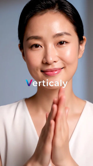 微笑む女性の手元