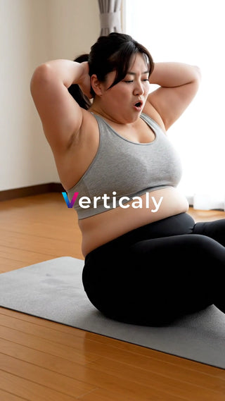 腹筋運動、トレーニング風景