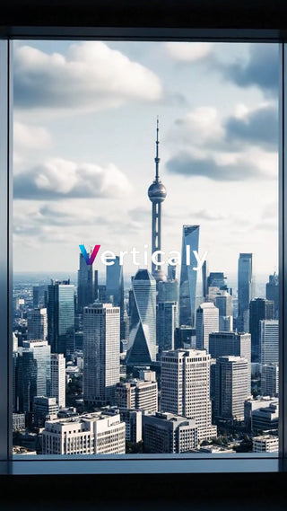 都会の風景、窓から眺める景色