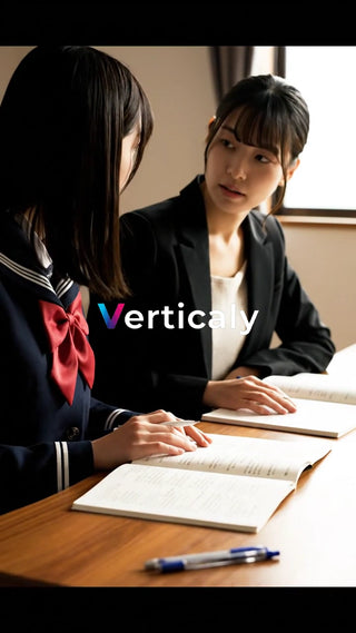 女子高生の会話、夕暮れ時