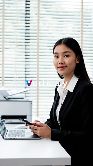 スマホを操作する女性