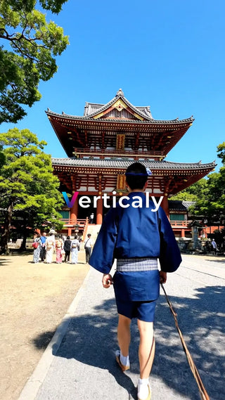 日本の寺院を散策する