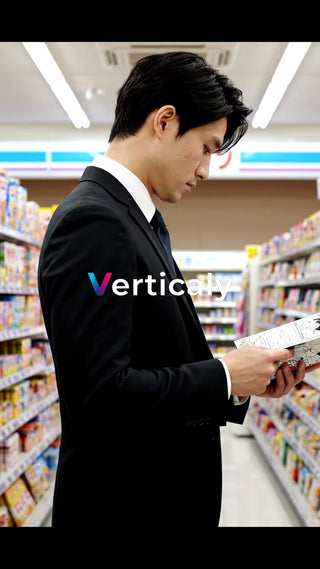 書店で物色する男性