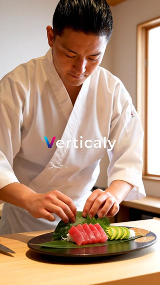 寿司を握る料理人