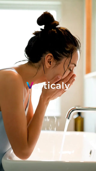 洗顔、爽やかな朝