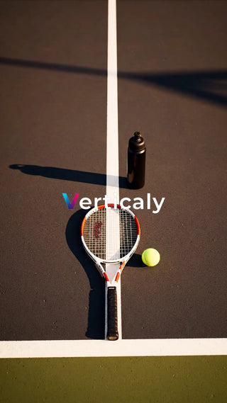 テニスコート、夏の午後