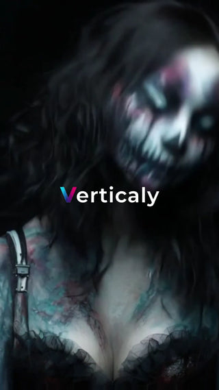 不気味な女性の肖像