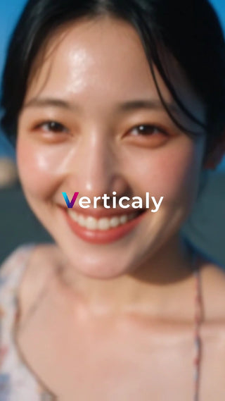 微笑む女性のポートレート