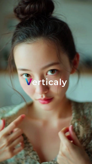 美しい横顔、髪を束ねて