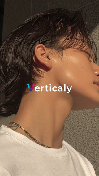 横顔、輝く素肌