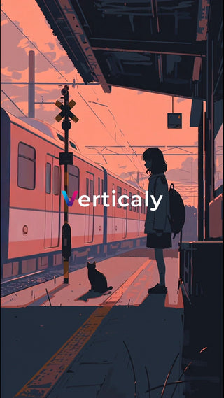 夕暮れの駅、待ち合わせ