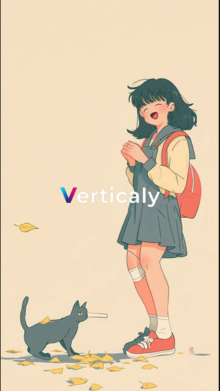 笑顔弾ける通学風景