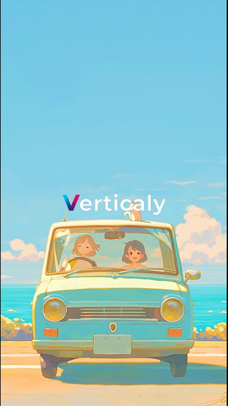 海辺をドライブ、夏の思い出