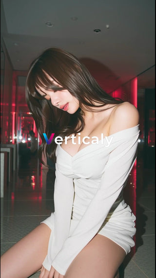 白いドレスの女性