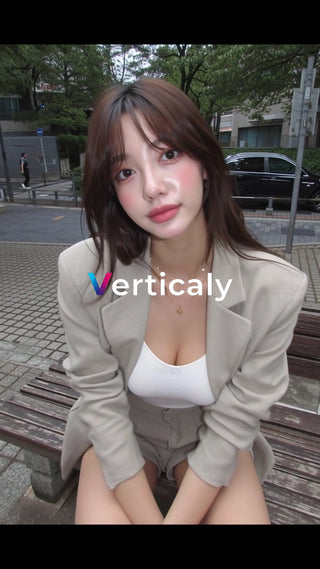 都会のベンチで一休み