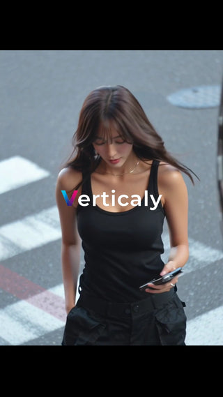 スマホを操作する女性