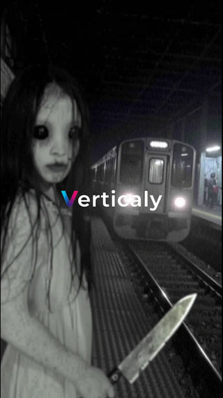 不気味な駅、血まみれのナイフ