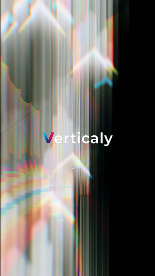 垂直に流れる光、抽象表現