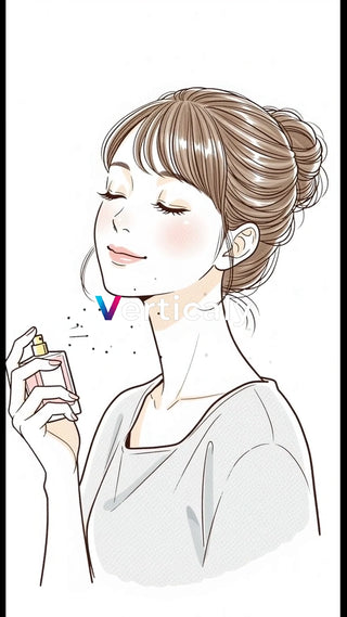 香水をまとう女性