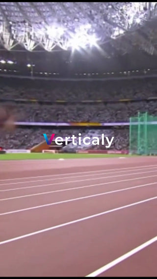 陸上トラック、疾走する