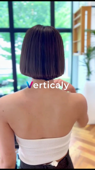 ボブヘア、ツヤ感あふれる