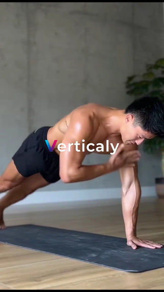 腕立て伏せ、力強く