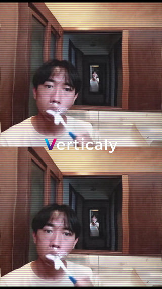 歯磨きする男性、朝のルーティン