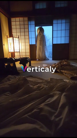 幽玄な世界、現れる白装束