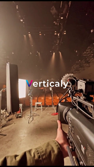 撮影スタジオ、準備中