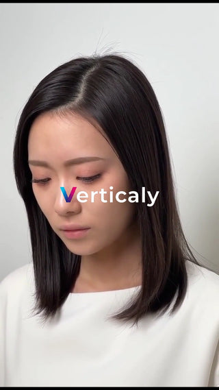 女性の横顔、美しい髪