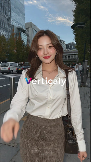 都会を歩く女性