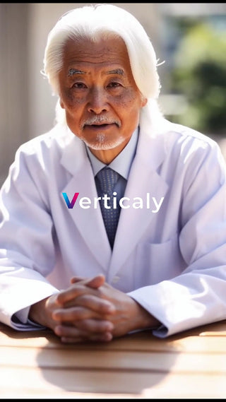 白衣の医師、穏やかな横顔