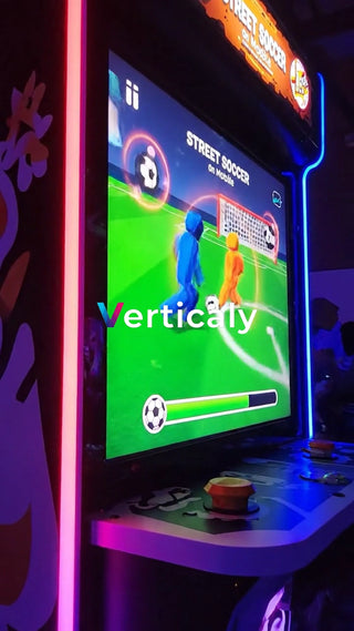 ストリートサッカー、白熱の試合